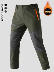 Men's Outdoor Hiking Fleece Pants, Loose Fit Workwear Sportswear, Casual Lined Trousers, New Arrival Fall Winter 2026