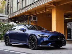 Players Club AMG GT53 Carbon Fiber Front Lip Splitter - Sleek Design for AMG GT53 Models, Enhances Vehicle Aesthetics, Easy Installation
