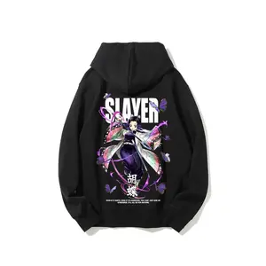 Demon Slayer Shinobu Kocho Hoodie Anime Streetwear Unisex Couple Gift Kimetsu Fan Art Design