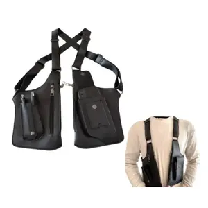 Adjustable Underarm Shoulder Bag with Storage,Double Shoulder Armpit Bag 2026 New Tactical Shoulder Bag for Men Multi-pocket Outdoor Anti-Theft Tactical Bag, Adjustable Strap Wear-resistant Storage Pouch for Daily Commute Hiking Camping