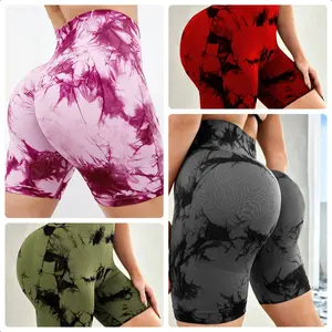 High-waisted, hip-lifting, tight-fitting, five-inch sports pants, elastic and quick-drying pants for running and yoga