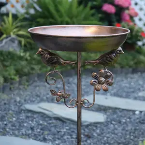 Vintage Bird Feeder, Bird Bath Basin, Garden Decoration, Bird Feeding Tool, Garden Decoration Supplies, Bird Supplies, Pet Supplies