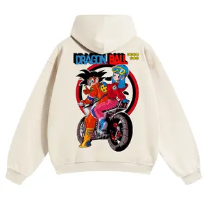 Dragon Ball DBZ Goku Unisex Summer outfits men streetwear 80s 90s graphic tees cotton Anime funny Hoodies men gifts