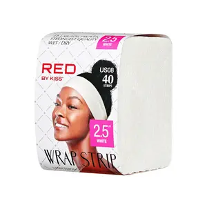 RED Wrap Strips White 2.5" Wide Carton (9 Packs)