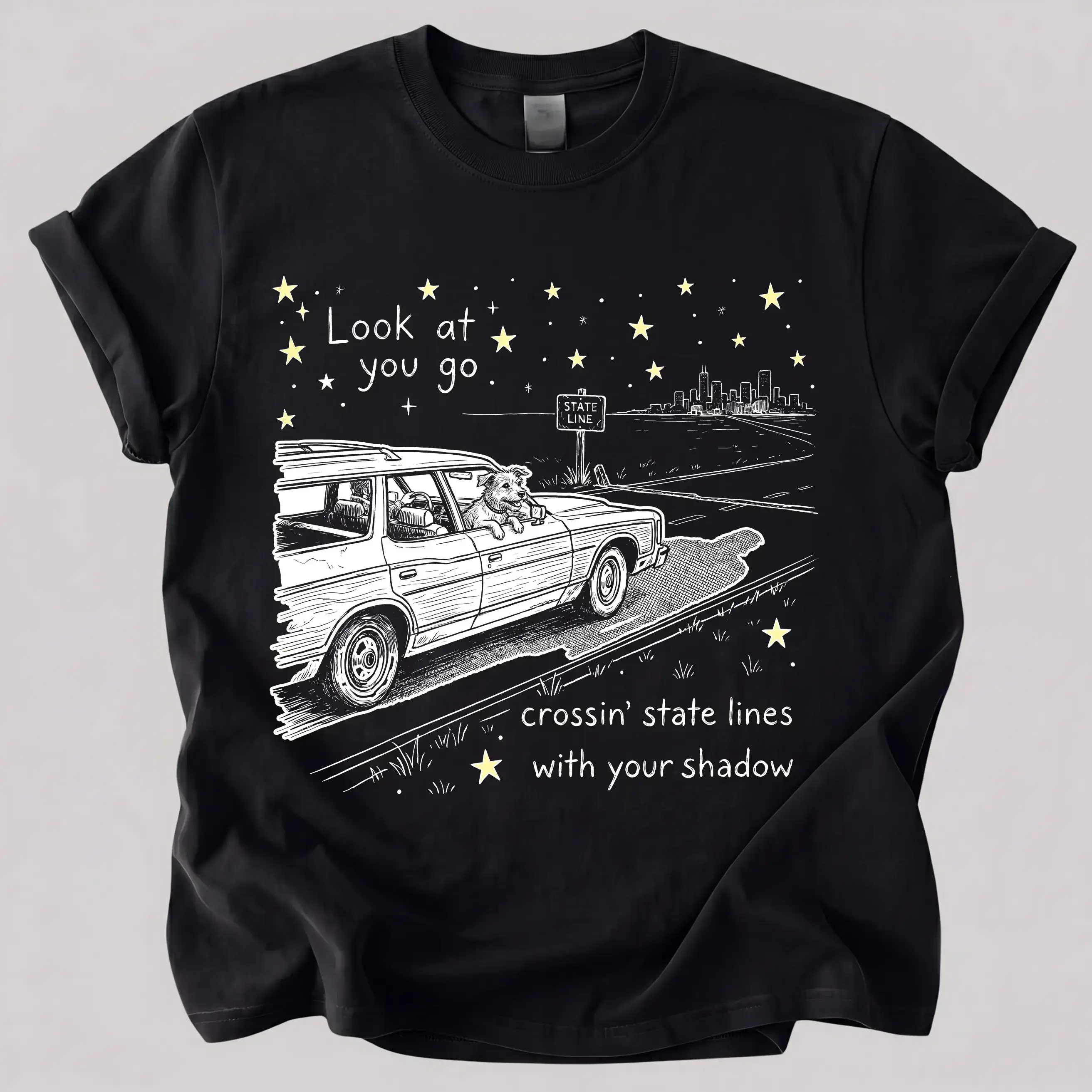 Crossin' State Lines With Your Shadow Shirt