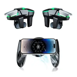 Mobile Phone Gaming Triggers Combo Kit - Electronic Console Game Accessories, Remote-Style Controller for iPhones, Android Phones, PUBG Mobile, Call of Duty