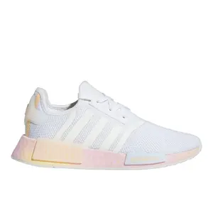 adidas Womens Nmd R1 Lace Up Sneakers Shoes Casual - White
