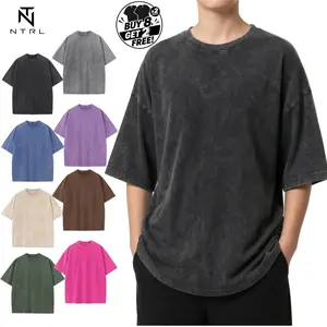 Unisex Acid Washed Shirt Men Women Harajuku Streetwear Oversized T-shirt Casual Sweet Wear Outfit Top Letter Print Blank Tee Essential Daily Basic Fashion Y2K Retro Shirt  [Buy 8 Get 2 Free]