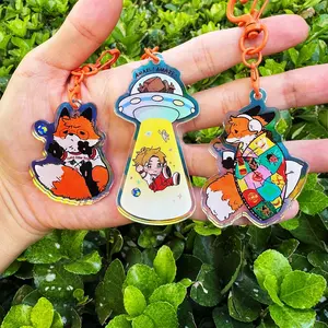 Project Hail Mary Grace & Rocky Dangling Acrylic Keychain