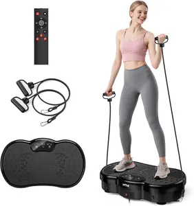 Slim Vibration Plate Exercise Machine, Compact Home Gym Exercise Machine  120 RPM, 5 Programs, SummerVibes Fitness Trainer, the Vibration Plate, Vibration Plates