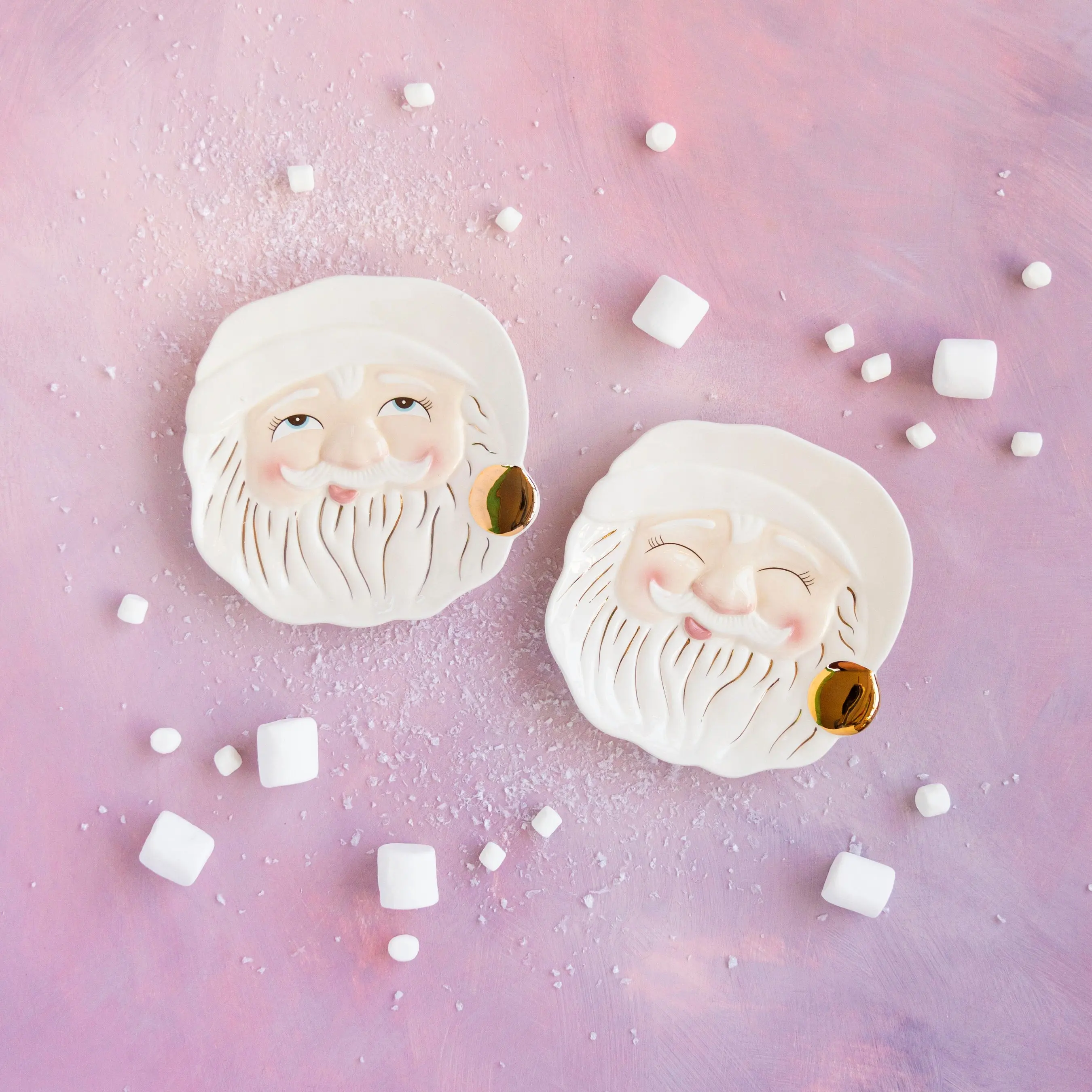 Papa Noel Plate by Glitterville