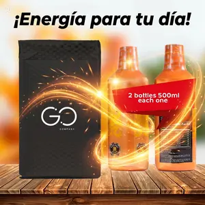 GO Energy Boost Drink Kit – Daily Wellness & Vitality Support (2 Bottles 500ml Each)