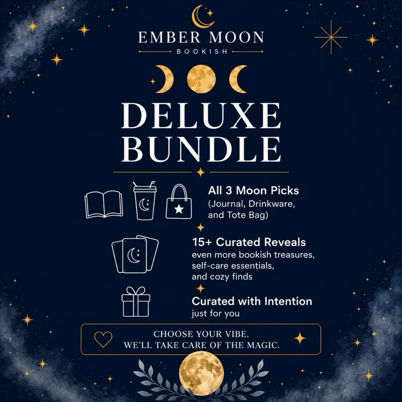 Deluxe Mystery Bundle | Ember Moon Bookish l Cozy Items for Readers and Journal Lovers