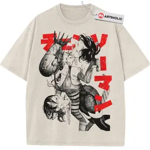 Reze Shirt, Chainsaw Man Shirt, Anime Shirt, Vintage T-Shirt