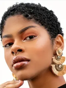 Human Hair Wig Women's Short Curly Hair Wig , Y2K Style Daily Casual Party Halloween Wig , 150% Density , 6 Inch Full Machine Made Wig, Glueless Human Wigs