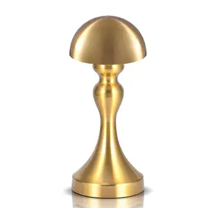 Portable LED Table Lamp, 3-Levels Brightness Metal Desk Lamp, 3 Color Touch Control Rechargeable Lamp, Night Light, Bedside Lamp,Dining Room Lamp