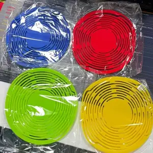 4 Pieces Silicone Milk Tea Basket, Wine Basket, Silicone Mesh Bag, Multi-Functional Insulation Pad, Pot Bottom Coaster, Recycling