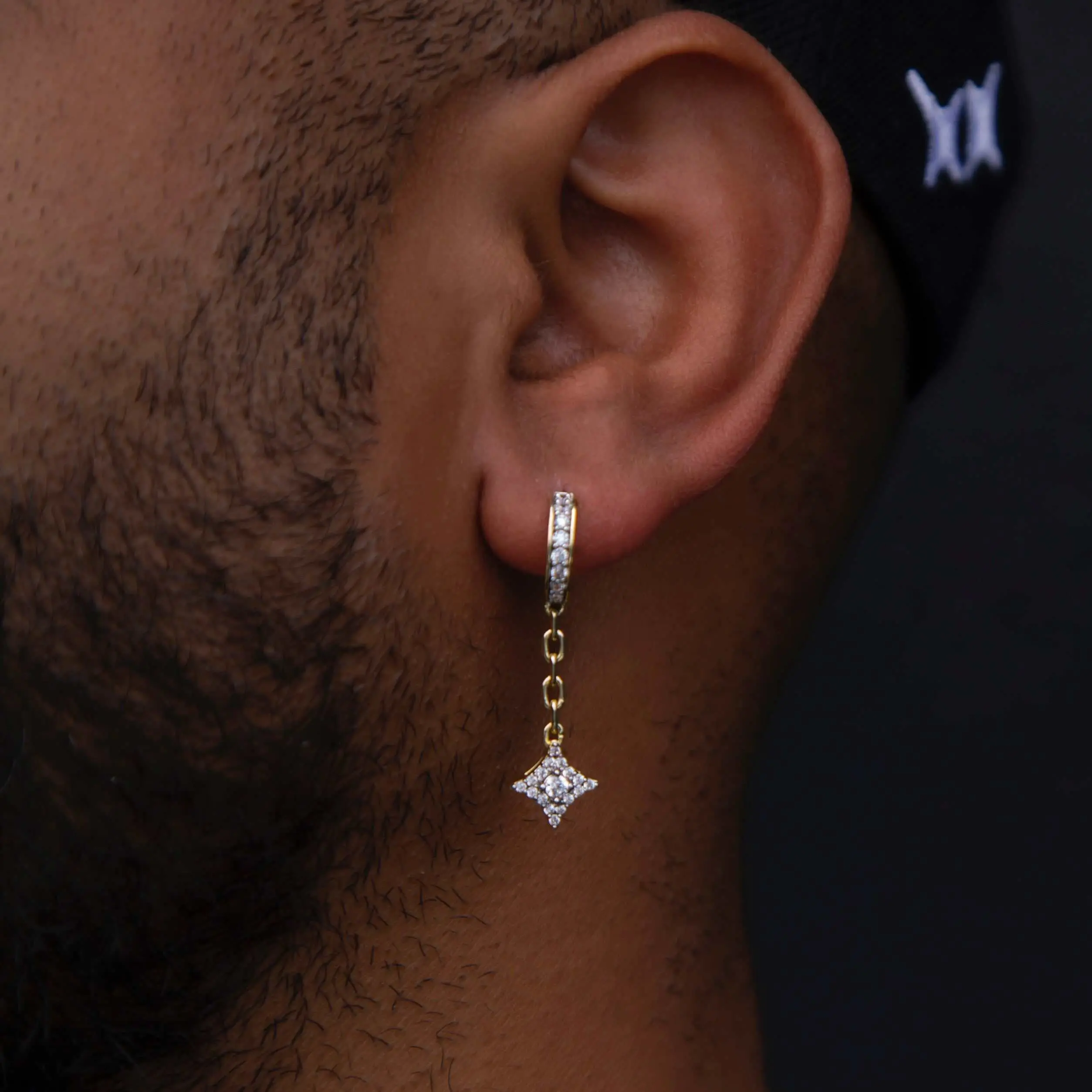 GLD Star Drop Hoop Earrings - Perfect Gift #tiktokshopsummersale