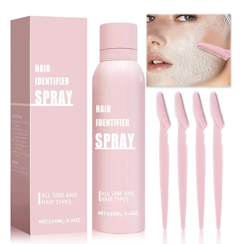 QIUFSSE Mousse Spray Facial & Body Hair Remover - All Skin Types Shaving Solution for Women (Beauty & Personal Care, Bath & Body Care)
