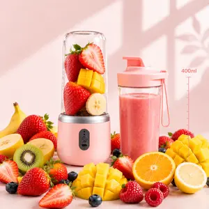 Ultimate Portable Blender! USB Rechargeable & Compact for Smoothies On-The-Go - Perfect Travel, Back To School & Gym! Leak Proof Design, Makes Shakes & Baby Food in Seconds cup juicer rechargeable mini blender vegetable 400ml