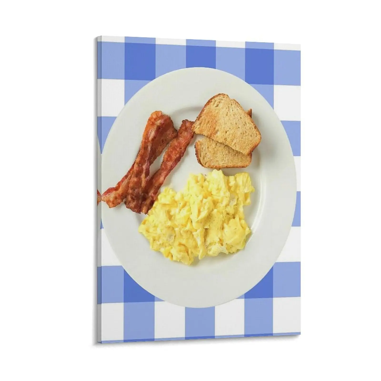 Ron Swanson Breakfast Bacon And Eggs Poster Poster Canvas Wall Art For Bedroom Decor Bar Office Room Decor Gift