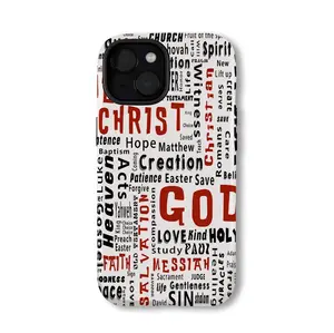 Faith In Lord Christian Phone Case, Religious Phone Cover Gift, Amazing Grace, Faith Over Fear, God Says I Am, Bible Verse Gift for Women Men