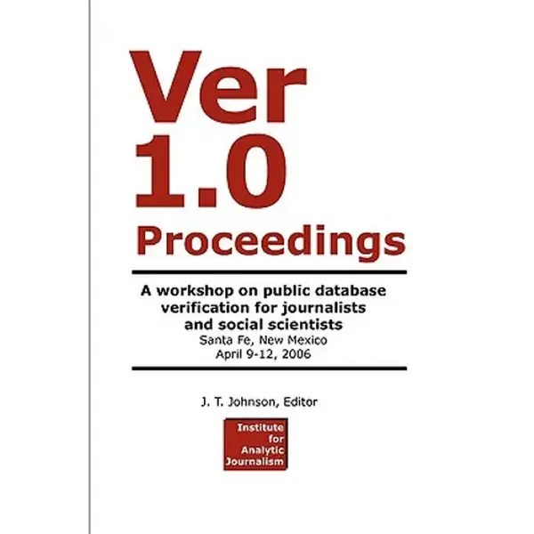 Ver 1.0 Workshop Proceedings - Paperback