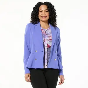 Christian Siriano C Wonder by Christian Siriano Pleated Peplum Blazer