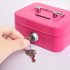 Creative Handheld Money Box with Key Storage, New Design Savings Bank, Portable Coin Holder, Money Organizer Box, Ideal for Saving Money and Organization