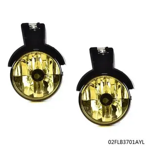 Fit For 1997-2000 Dodge Dakota &1998-2000 Durango 1Pair Yellow Bumper Fog Lights