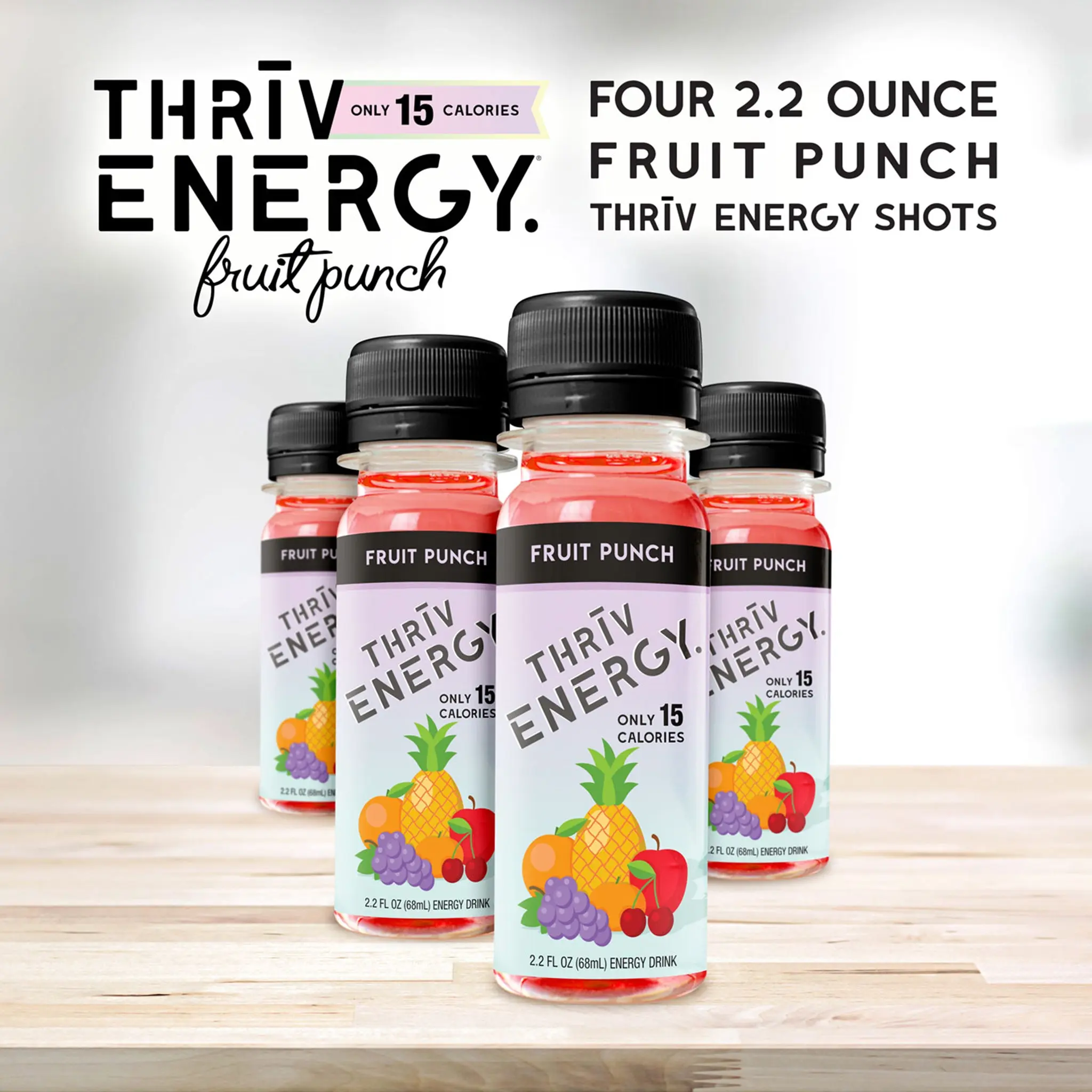 Fruit Punch THRĪV Energy Shots 4-PACK