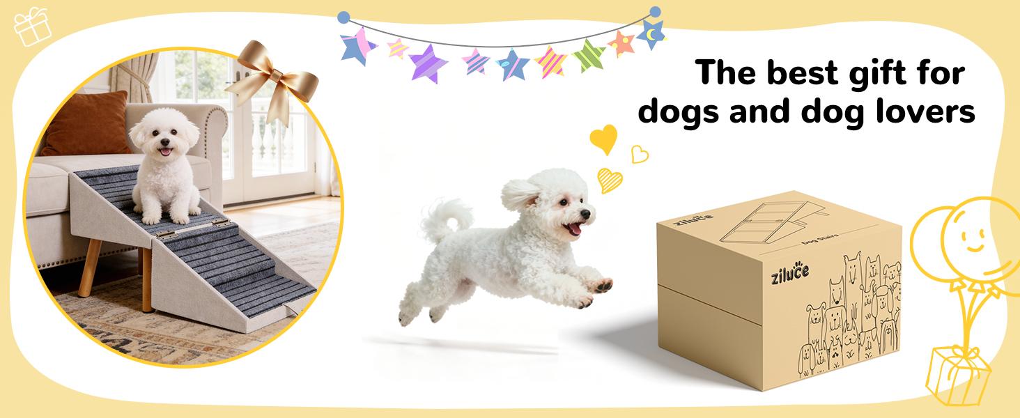 17-Inch Convertible Dog Stairs and Ramp