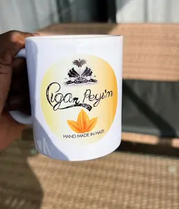 Rise and grind, it’s coffee time. This mug is dishwasher/microwave safe.