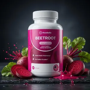 Organic Beet Root Capsules 1300mg Beet Root Powder for Healthy Circulation - Beet Root Supplement
