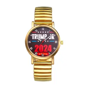 OIDEA Trump Take America Back Unisex Collectible Quartz Watch - Elastic Expansion Band, Ultra-Thin, Adjustable, Colorful, Resistant, Water-Tight Wrist-Based Quartz Watch, Adjustable Quartz Watches, Colorful Quartz Watches
