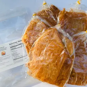 Bánh Tráng Xike siêu Cay (5bịch/túi) - Rice Paper mix sate with Garlic Salt Chili (pack of 5bags) - Product Of Vietnam.
