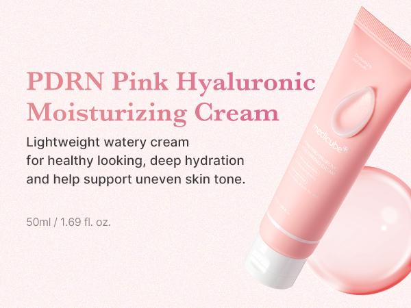 [medicube] PDRN Pink Hyaluronic Moisturizing CreamㅣPink Soothing CreamㅣSalmon DNA, Salmon PDRN, Hydrating, Moisturizing, Firming, Uneven Skin Tone, Pore Care, Korean Skincare, Vegan Option