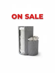 Dual Bathroom Organizer for Cotton Rounds & Swabs big