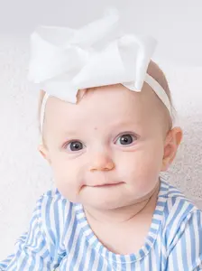 Double Layer Bow Headband 5 Inch - 29 Colors Available