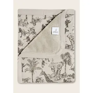 Vintage Safari Nursery - Cuddle Blanket