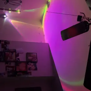 Valentine‘s Day Fall Sunset Lamp Projector Light 180° Adjustable Sunset Mood Lamp, 4 Modes, Remote Control RGB Ambient Night Light for Bedroom, Gaming Room, Live Streaming Photography & Parties Home Wall Decor Party Live Streaming Christmas Gift Led Multi