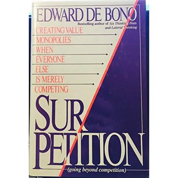 USED Book - Sur-Petition: Creating Value Monopolies When Everyone Else Is Merely Competing by Edward De Bono (Hardcover) - english