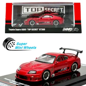 INNO64 1:64 Toyota Supra A80 Top Secret GT300 Red