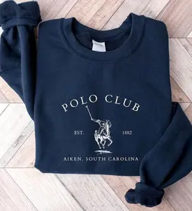 P0L0 CLUB Sweatshirt, Unisex Heavy Crewneck tshirt, South Carolina, Polo Sport Sweatshirt, Women's Crewnecks, Fall Sweatshirts - 100% COTTON MATERIAL - Menswear Sweater Hoodie WKN