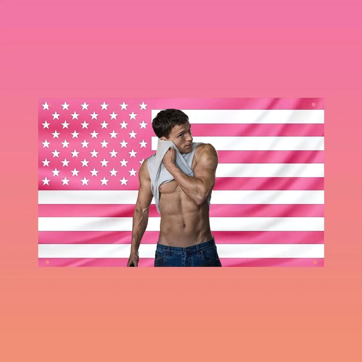 Tom Holland Spider-Man Flag – Hot Marvel Wall Decor | Aesthetic Dorm Frat Room Banner