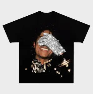 Michael Jackson Glove Graphic T-Shirt Vintage 90s Tee