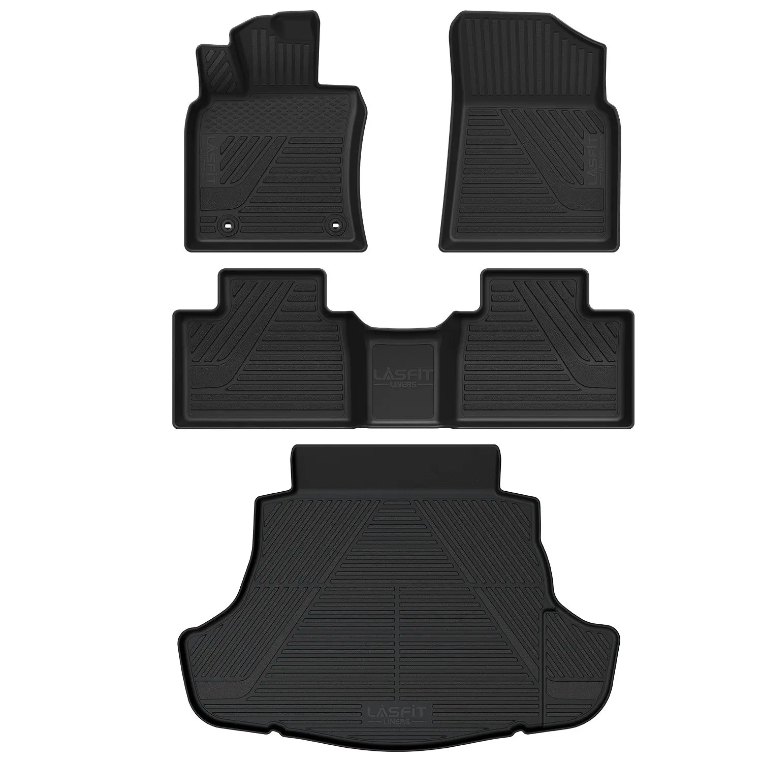 Lasfit Custom Car Floor Mats & Cargo Mat, Car Accessories Exclusively Designed for 2025-2026 Toyota Camry Interiors