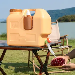 507oz  Outdoor PE Food-Grade Water Storage Container with Faucet, Portable Large Capacity Plastic Water Bucket for Home Emergency Use, Camping, Car Travel, Picnic and Outdoor Drinking Water Supply, Leak-Resistant Durable Design, Easy Refill and Dispense