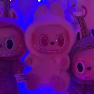 Labubu plush DADA - Adorable Pink Plushie with Large Eyes and Soft Texture