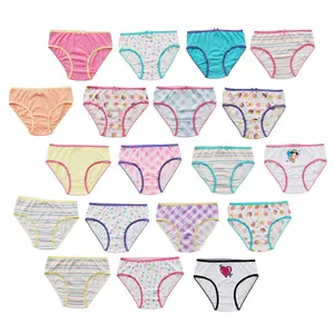 Alyce Intimates Pack of 18 Cotton Brief, Assorted Solids & Prints